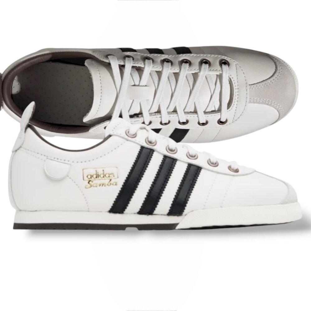 Adidas Samba 62 Cloud White/Black Mens Lifestyle Retro Shoes NEW JQ5104